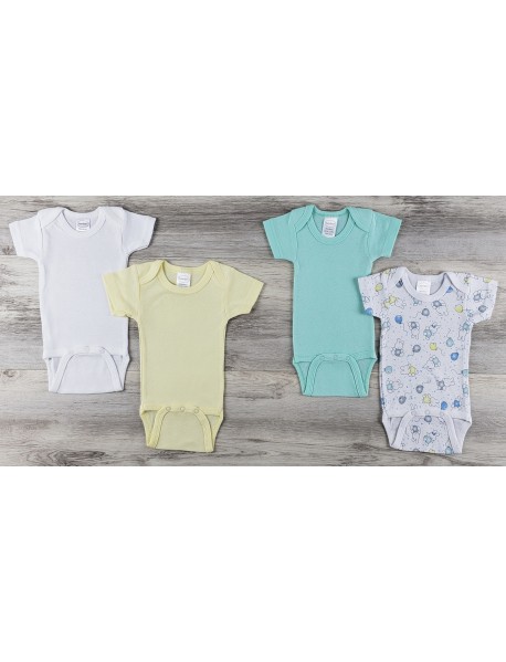 4 Pc Layette Baby Clothes Set