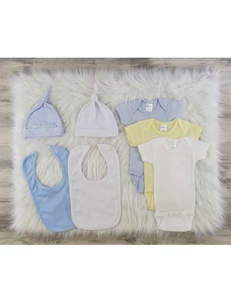 7 Pc Layette Baby Clothes Set