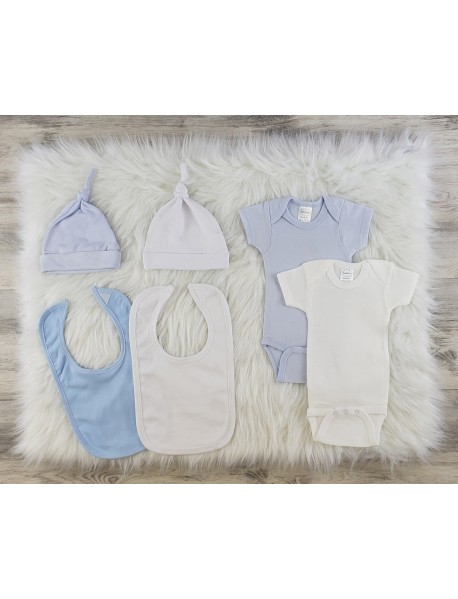 6 Pc Layette Baby Clothes Set