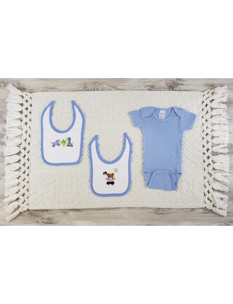 3 Pc Layette Baby Clothes Set