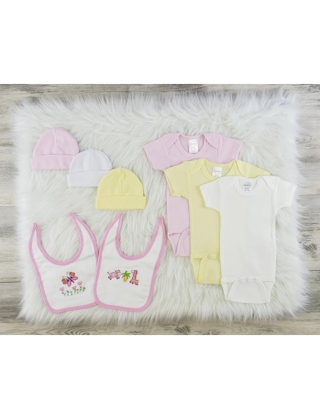 8 Pc Layette Baby Clothes Set