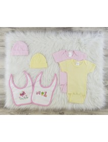 7 Pc Layette Baby Clothes Set
