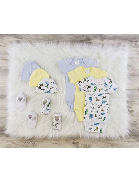8 Pc Layette Baby Clothes Set