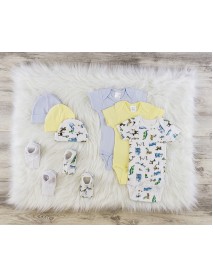 8 Pc Layette Baby Clothes Set