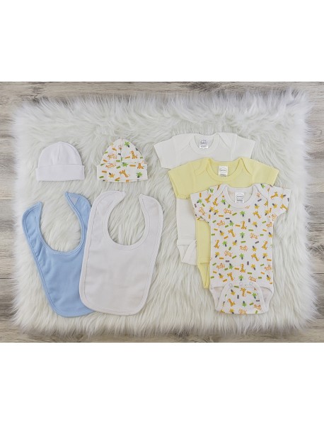 7 Pc Layette Baby Clothes Set