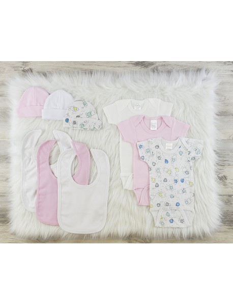 9 Pc Layette Baby Clothes Set