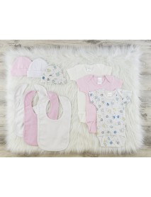 9 Pc Layette Baby Clothes Set