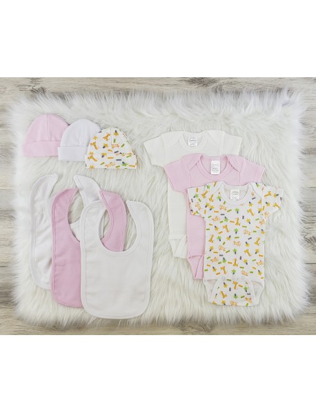 9 Pc Layette Baby Clothes Set