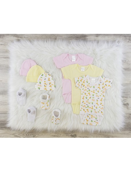 8 Pc Layette Baby Clothes Set