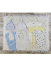 7 Pc Layette Baby Clothes Set