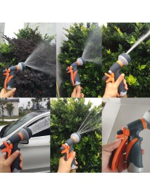 Garden Hose Nozzle 8 Spraying Way High Pressure Watering Sprayer Car Wash Handheld Shower Water Hose