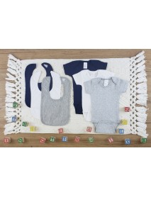 6 Pc Layette Baby Clothes Set