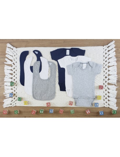6 Pc Layette Baby Clothes Set