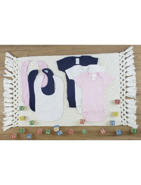6 Pc Layette Baby Clothes Set