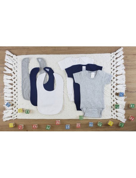 6 Pc Layette Baby Clothes Set