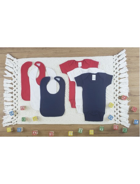 6 Pc Layette Baby Clothes Set