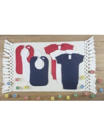 6 Pc Layette Baby Clothes Set