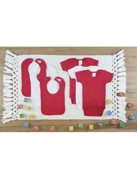 6 Pc Layette Baby Clothes Set