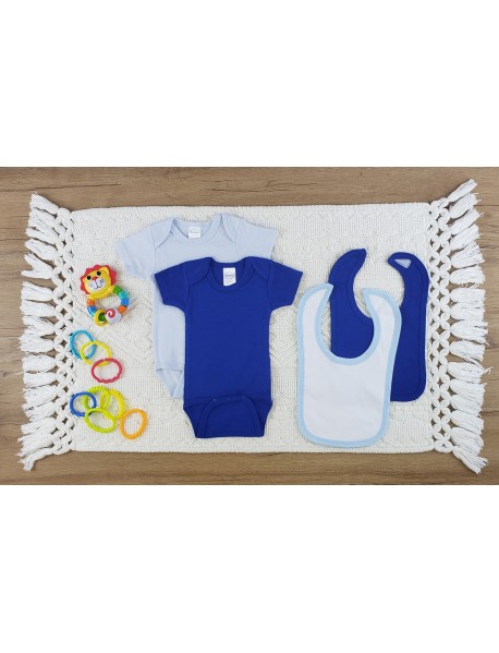 4 Pc Layette Baby Clothes Set
