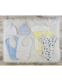 7 Pc Layette Baby Clothes Set