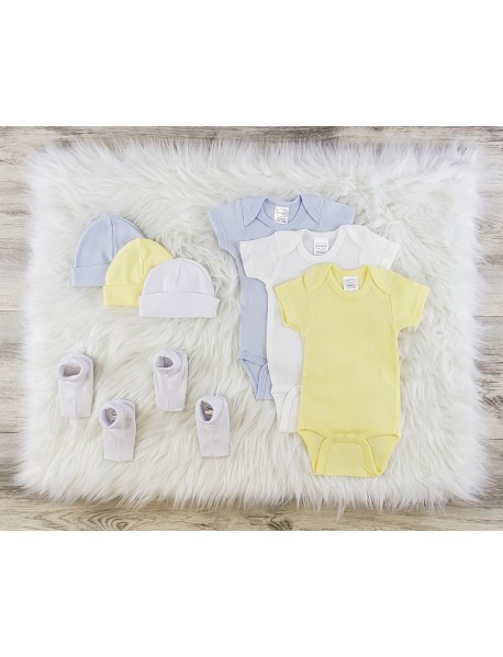 8 Pc Layette Baby Clothes Set