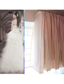 150CM Wedding Dress Storage Bag Bridal Gown Garment Cover Carrier Zip Clothes Storage Bag