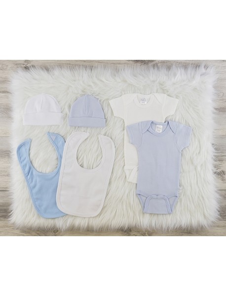 6 Pc Layette Baby Clothes Set