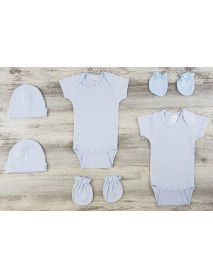 6 Pc Layette Baby Clothes Set