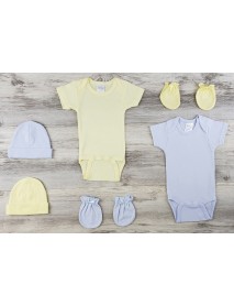 6 Pc Layette Baby Clothes Set