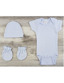 3 Pc Layette Baby Clothes Set