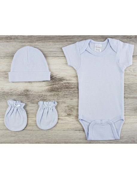 3 Pc Layette Baby Clothes Set