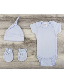 3 Pc Layette Baby Clothes Set
