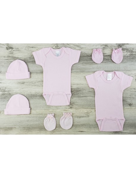6 Pc Layette Baby Clothes Set