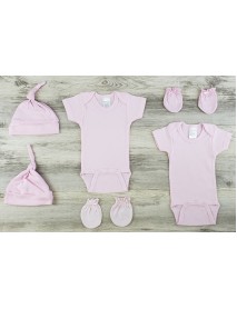 6 Pc Layette Baby Clothes Set