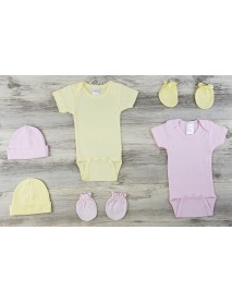 7 Pc Layette Baby Clothes Set
