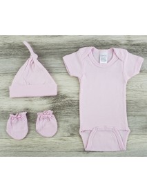 3 Pc Layette Baby Clothes Set