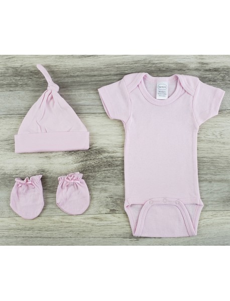 3 Pc Layette Baby Clothes Set