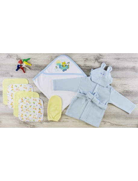 Hooded Towel, Wash Cloth, Mitten and Robe