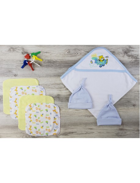 Hooded Towel, Hats and Wash Cloths