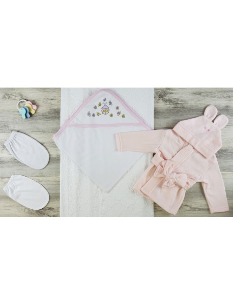 Hooded Towel, Wash Mittens and Robe