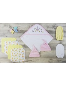 Hooded Towel, Bath Mittens, Hats and Wash Coths