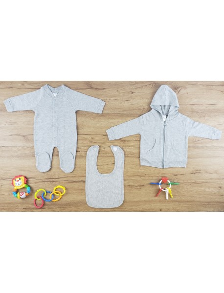 3 Pc Layette Baby Clothes Set