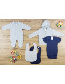 5 Pc Layette Baby Clothes Set