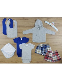 8 Pc Layette Baby Clothes Set