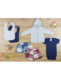 6 Pc Layette Baby Clothes Set