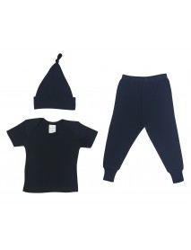 Shirt, Long Pants Set and Knotted Cap