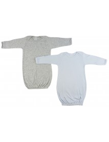 Boy Newborn Baby 2 Piece Gown Set