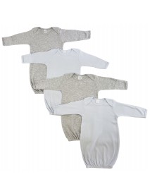 Boy Newborn Baby 4 Piece Gown Set
