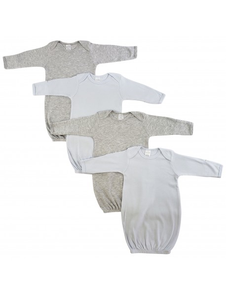 Boy Newborn Baby 4 Piece Gown Set