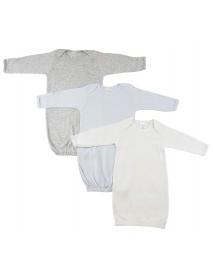 Boy Newborn Baby 3 Piece Gown Set